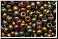 b�hm. Rocailles, 08/0, purple/gold-Mix, met., satin, 10g