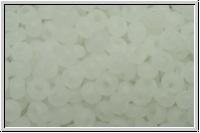 b�hm. Rocailles, 08/0, white, alabaster, matte, 10g