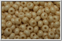 b�hm. Rocailles, 08/0, white, op., champange luster, 10g