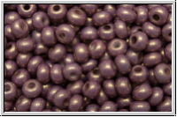 b�hm. Rocailles, 08/0, white, op., bronze lila luster, 10g
