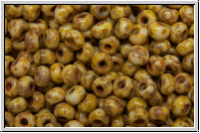 b�hm. Rocailles, 08/0, white, op., dk. picasso, 10g