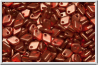 Dragon Scale Beads, 1,5x5mm, crystal, trans., razzmatazz, 100 Stk. (3g)