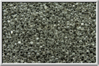 Tschech. Charlotten, 15/0, crystal, trans., full silver, 1g (Kleine Menge!)