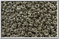 MSP-0190, MIYUKI Spacers, 2,2x1mm, steel, met., 5g