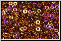 OBD-10060-29500, O-Beads, topaz, trans., half sliperit, 5g
