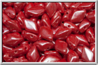GemDUO, 5x8mm, red, op., luster, 25 Stk.