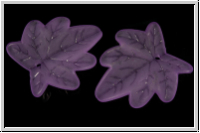 Acrylblatt "Acer", 25x24mm, lavender, 2 Stk.