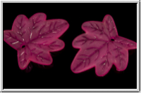 Acrylblatt "Acer", 25x24mm, pink, 2 Stk.