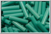 TBU-3-0055, TOHO Bugle 3", 9mm, turquoise, op., 10g