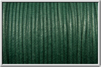 Baumwollkordel (Quali 2), gewachst, 1mm, pale teal, Preis/m