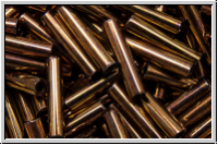 TBU-3-0224, TOHO Bugle 3", 9mm, bronze, burnished, met., 10g