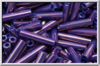 TBU-3-0461, TOHO Bugle 3", 9mm, grape, higher met., 10g