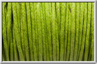Baumwollkordel (Quali 3), gewachst, 1mm, light green, Preis/m