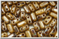 Brick CzechMates, 3x6mm, cream, op., picasso, 25 Stk.