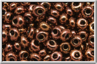 TM-03-0222, TOHO Magatamas, 3 mm, bronze, dk., met., 10g