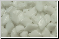 GemDUO, 5x8mm, white, op., 25 Stk.