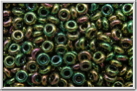 TN-11-0508, TOHO Demi Rounds, 2,2x1mm, olivine, met., iris., 5g