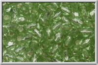 B�hm. Glasschliffperle, feuerpol., 4mm, peridot, lt., trans., silver-ld., 50 Stk.