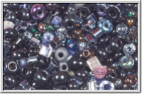 Rocailles, Mix, schwarz, 20 g