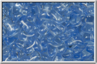 Tee-Beads, PRECIOSA, 2x8mm, sapphire, trans., 50 Stk.
