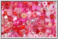 Rocailles, Mix, rosa, 20 g