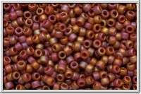 R-15-2640f, TOHO Rocailles, 15/0, orange, burnt, semi glazed, AB, 5g