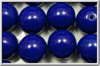 b�hm. Glasperle, rund, 12mm, cobalt, lt., op., 1 Stk.