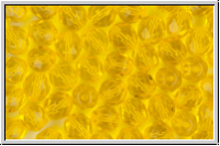 B�hm. Glasschliffperle, feuerpol., 8mm, sunflower, trans., 10 Stk.