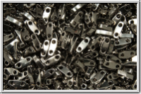 QTL-0190, MIYUKI Quarter Tila Beads, steel, met., 5g