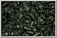 QTL-0401f, MIYUKI Quarter Tila Beads, black, op., matte, 5g