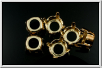 Kessel, 08mm, goldfb., sew-on, 6 Stk.