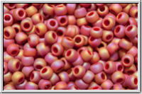 R-11-0768, TOHO Rocailles, 11/0, red, op., matte, AB, 10g