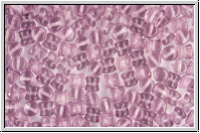 Diabolo-Beads, 5x5mm, amethyst, lt., trans., 25 Stk.