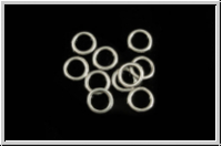 Biegeringe, rund, geschlossen, JBB, 8,3x1mm, antiksilberfb., Messing, 1 Stk.