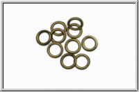 Biegeringe, rund, geschlossen, JBB, 8,3x1mm, antikmessingfb., Messing, 1 Stk.