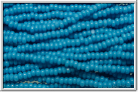 Tschech. Charlotten, 13/0, aqua, dk., op., Mini-Hank (ca. 12g)