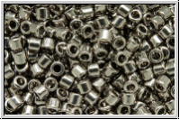 DBM0021, MIYUKI Delica, 10/0, nickel plated, met., 5g