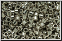 DBM0038, MIYUKI Delica, 10/0, palladium plated, met., 1g (Kleinere Menge!)