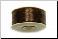 NYMO, Size0, Beading Thread, Nylon-F�delgarn, brown, 1 Spule