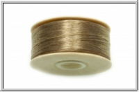 NYMO, Size0, Beading Thread, Nylon-F�delgarn, sand ash, 1 Spule