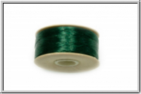 NYMO, SizeB, Beading Thread, Nylon-F�delgarn, green, dk., 1 Spule