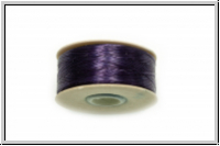 NYMO, SizeB, Beading Thread, Nylon-F�delgarn, purple, dk., 1 Spule