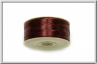 NYMO, SizeB, Beading Thread, Nylon-F�delgarn, burgundy, 1 Spule