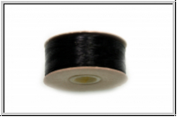 NYMO, SizeB, Beading Thread, Nylon-F�delgarn, black, 1 Spule