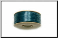 NYMO, SizeB, Beading Thread, Nylon-F�delgarn, turquoise, 1 Spule