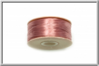 NYMO, SizeB, Beading Thread, Nylon-F�delgarn, mauve, 1 Spule