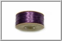 NYMO, SizeB, Beading Thread, Nylon-F�delgarn, purple, lt., 1 Spule