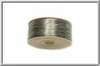 NYMO, SizeB, Beading Thread, Nylon-F�delgarn, grey, 1 Spule