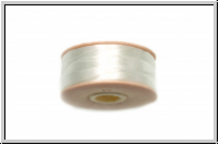 NYMO, SizeD, Beading Thread, Nylon-F�delgarn, white, 1 Spule