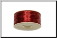 NYMO, SizeD, Beading Thread, Nylon-F�delgarn, red, 1 Spule
